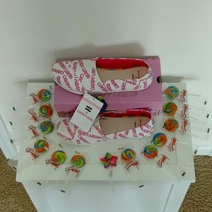 NIB Toms Limited Edition Candyland Shoes